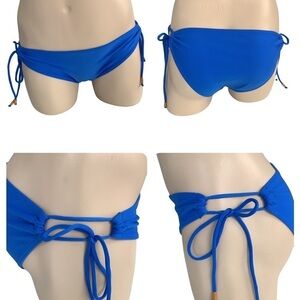 Tuti Brazilian Size Small Blue Side Tie Bikini Bottom New Without Tags